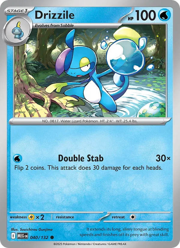 Drizzile — Mega Evolution #040 (Pokémon TCG card)