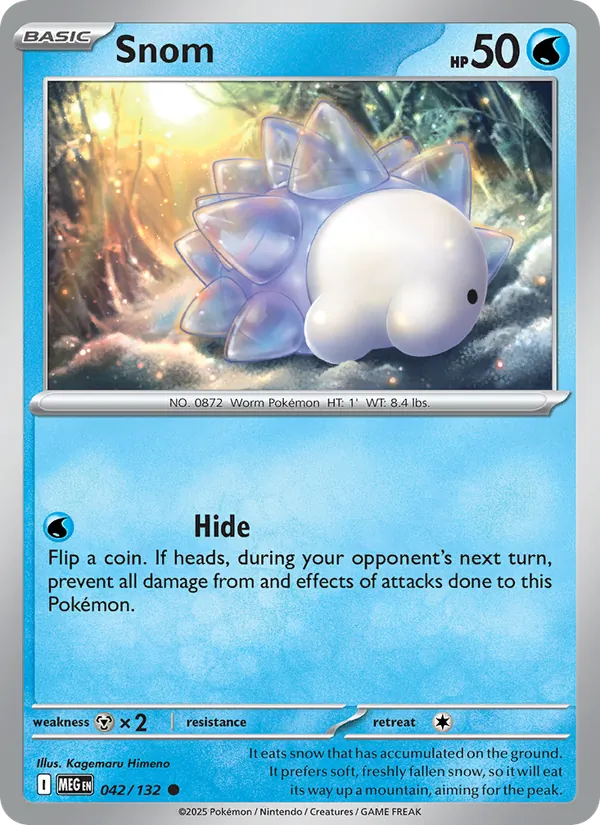 Snom — Mega Evolution #042 (Pokémon TCG card)