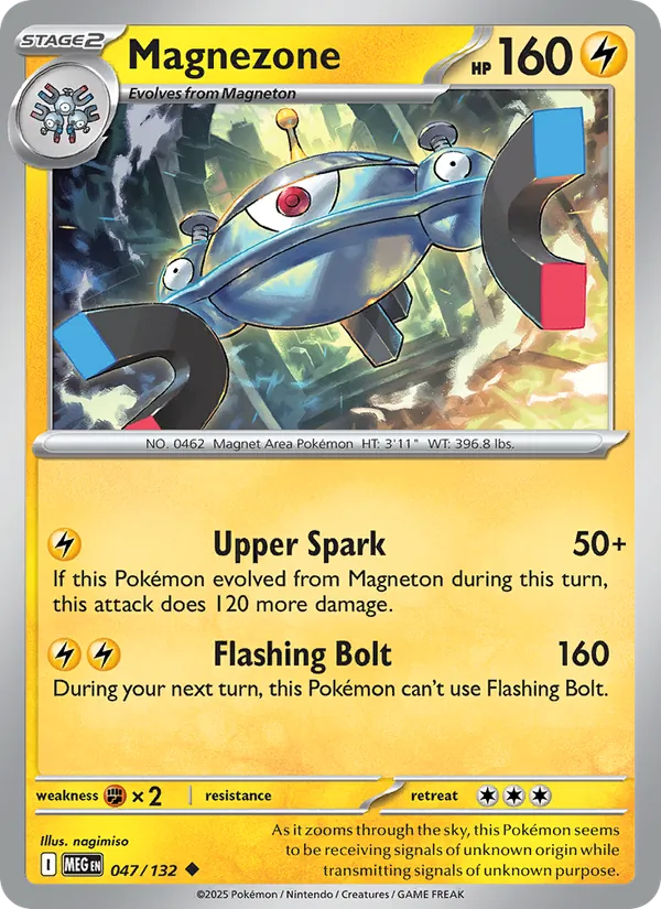 Magnezone — Mega Evolution #047 (Pokémon TCG card)
