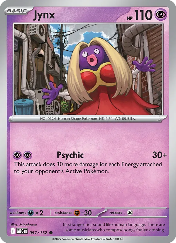 Jynx — Mega Evolution #057 (Pokémon TCG card)