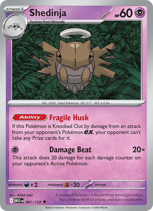 Shedinja — Mega Evolution #061 (Pokémon TCG card)