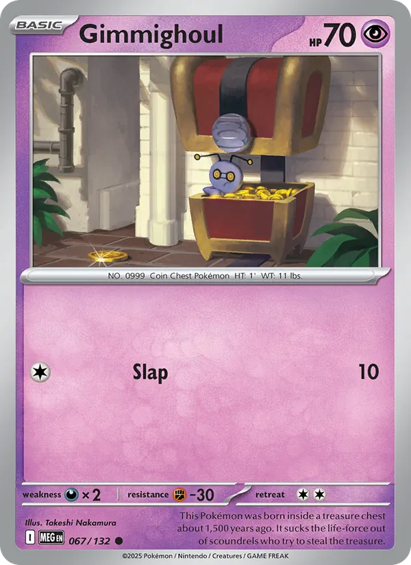 Gimmighoul — Mega Evolution #067 (Pokémon TCG card)