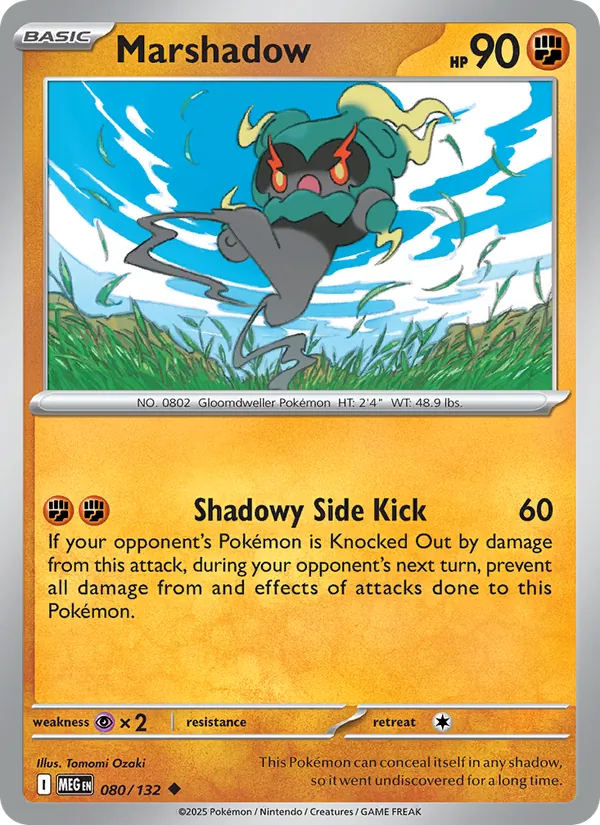 Marshadow — Mega Evolution #080 (Pokémon TCG card)