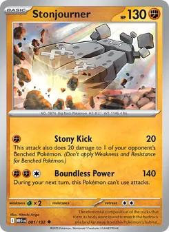 Stonjourner (Mega Evolution #081)