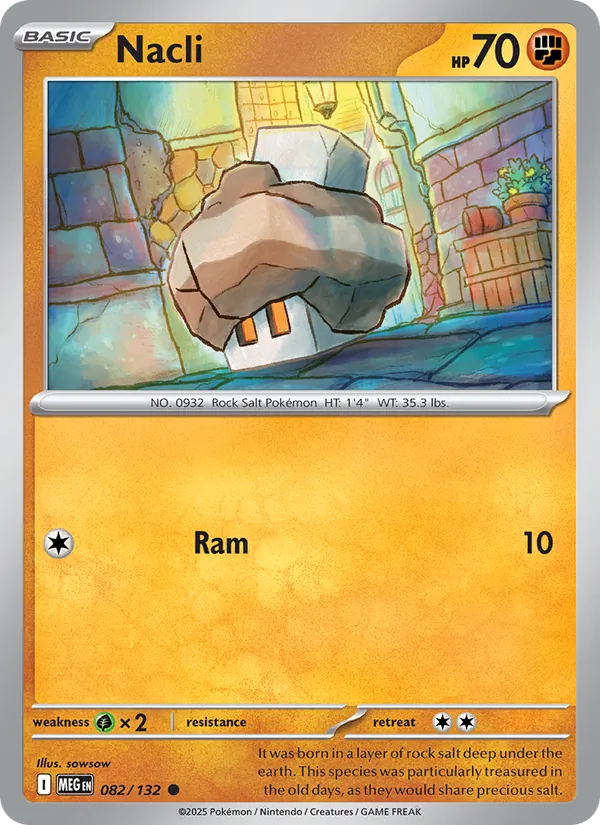Nacli — Mega Evolution #082 (Pokémon TCG card)