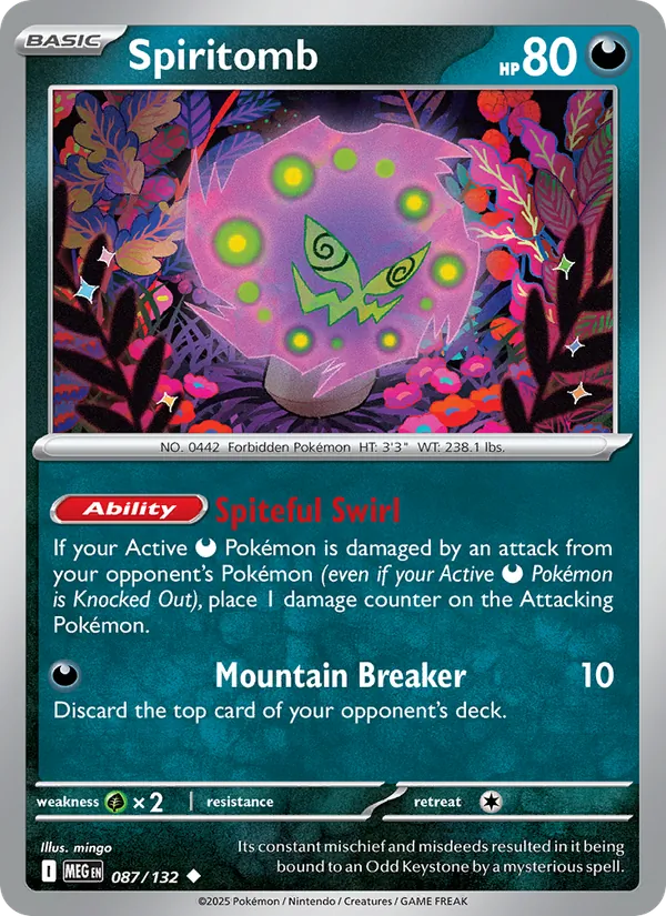 Spiritomb — Mega Evolution #087 (Pokémon TCG card)