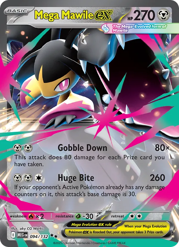 Mega Mawile ex — Mega Evolution #094 (Pokémon TCG card)