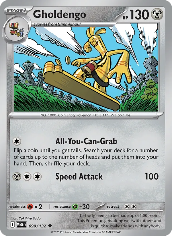 Gholdengo — Mega Evolution #099 (Pokémon TCG card)