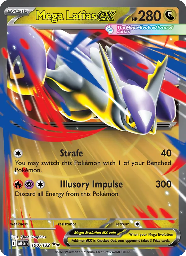 Mega Latias ex — Mega Evolution #100 (Pokémon TCG card)