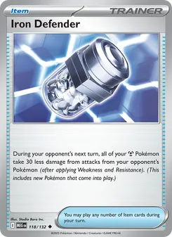Iron Defender (Mega Evolution #118)