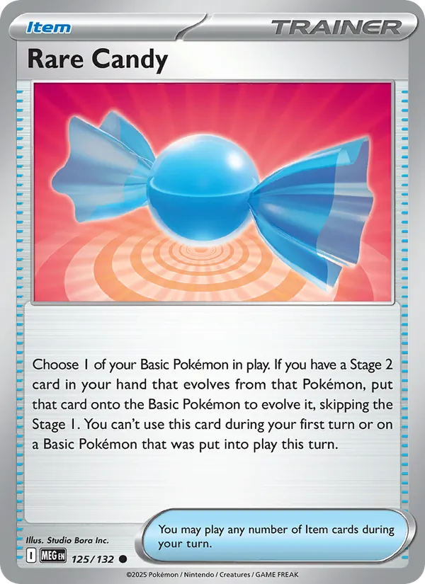 Rare Candy — Mega Evolution #125 (Pokémon TCG card)