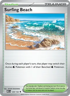 Surfing Beach (Mega Evolution #129)