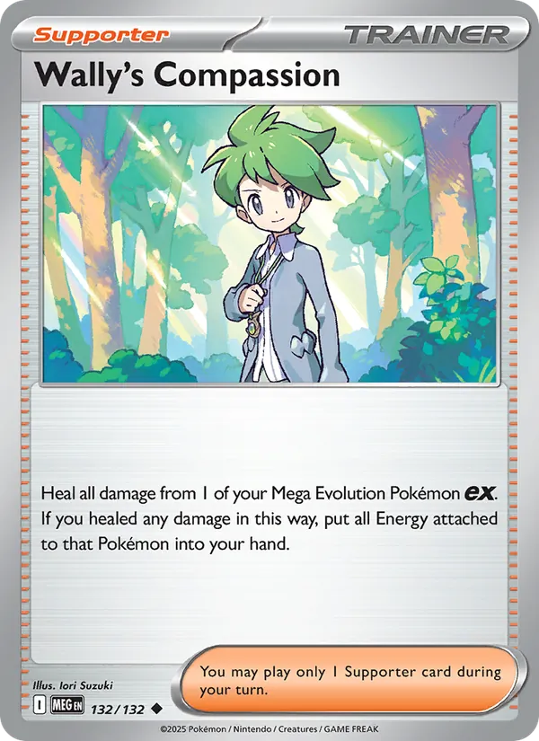 Wally's Compassion — Mega Evolution #132 (Pokémon TCG card)