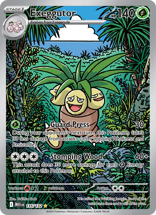 Exeggutor — Mega Evolution #135 (Pokémon TCG card)