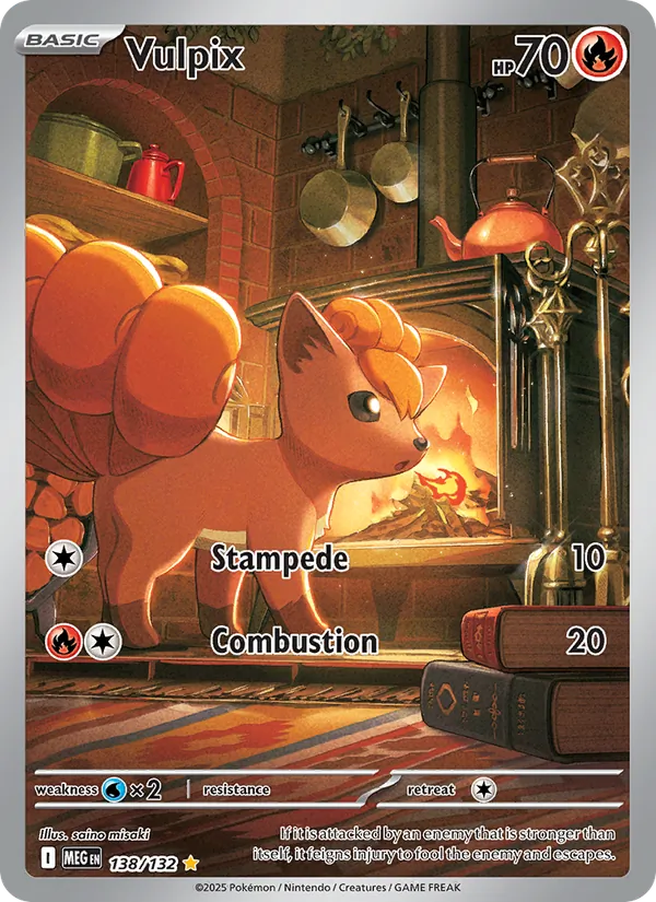Vulpix — Mega Evolution #138 (Pokémon TCG card)