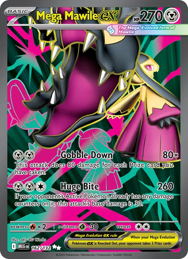 Mega Mawile ex — Mega Evolution #162 (Pokémon TCG card)