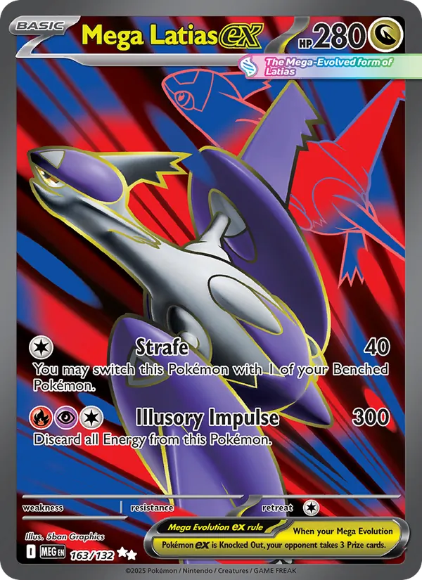 Mega Latias ex — Mega Evolution #163 (Pokémon TCG card)