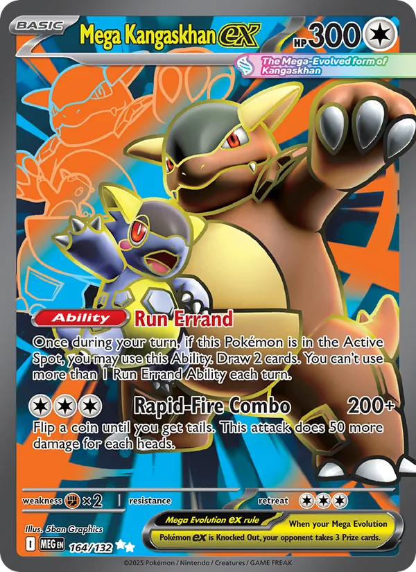 Mega Kangaskhan ex — Mega Evolution #164 (Pokémon TCG card)