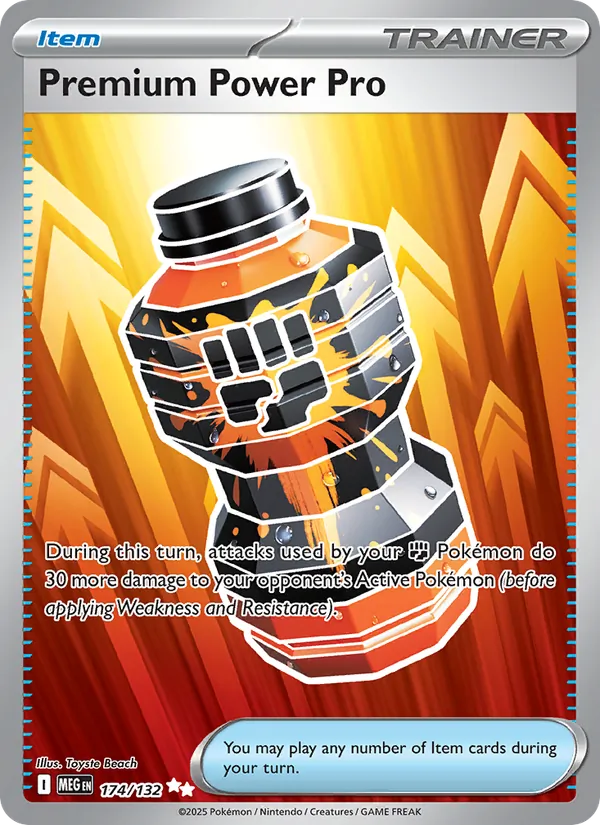 Premium Power Pro — Mega Evolution #174 (Pokémon TCG card)