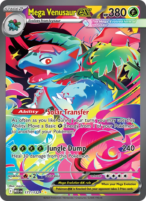 Mega Venusaur ex — Mega Evolution #177 (Pokémon TCG card)