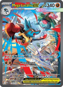 Mega Lucario ex (Mega Evolution #179)
