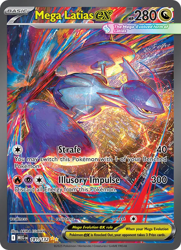 Mega Latias ex — Mega Evolution #181 (Pokémon TCG card)