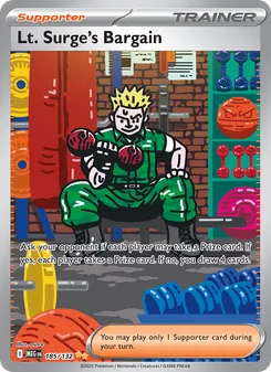Lt. Surge's Bargain (Mega Evolution #185)