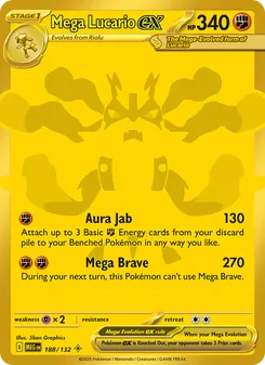 Mega Lucario ex (Mega Evolution #188)