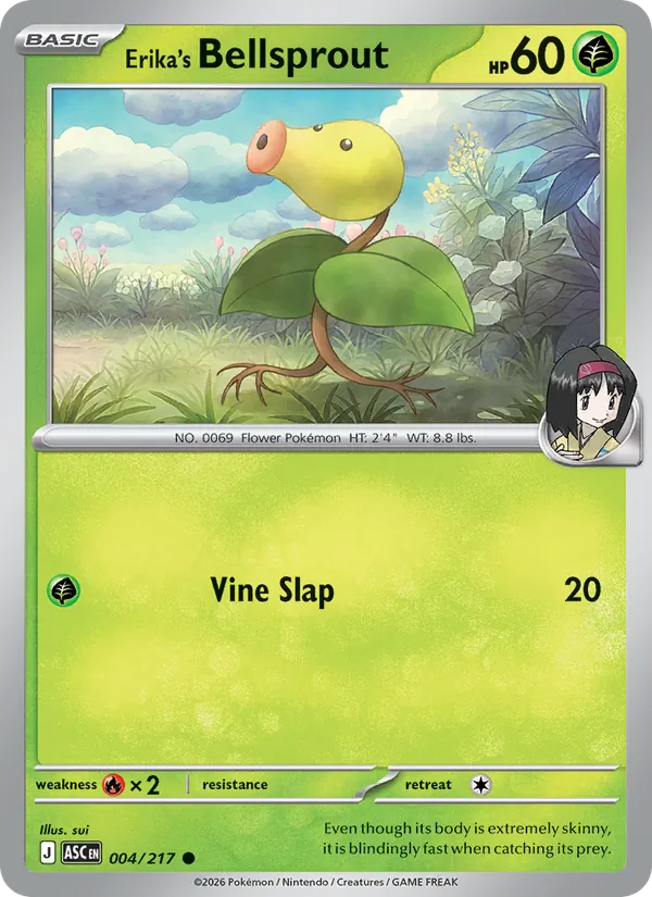 Erika's Bellsprout — Ascended Heroes #004 (Pokémon TCG card)