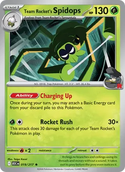Team Rocket's Spidops (Ascended Heroes #019)