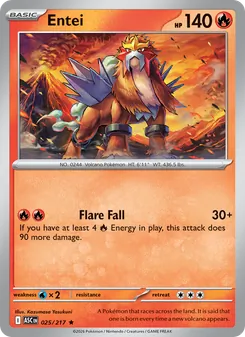 Entei (Ascended Heroes #025)