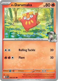 N's Darumaka (Ascended Heroes #032)
