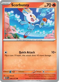 Scorbunny (Ascended Heroes #036)