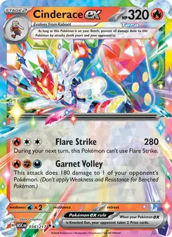 Cinderace ex (Ascended Heroes #038)