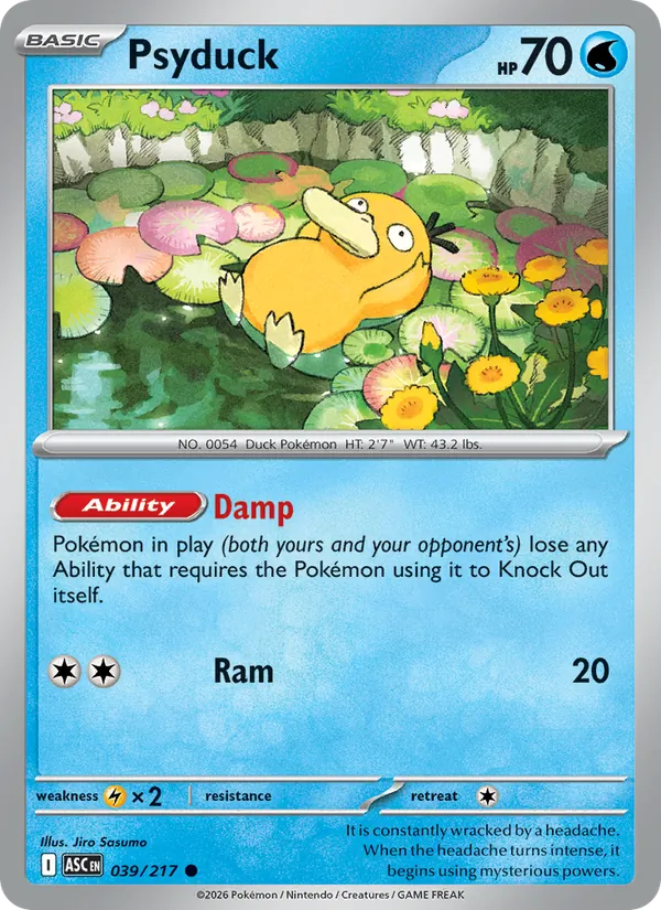 Psyduck — Ascended Heroes #039 (Pokémon TCG card)