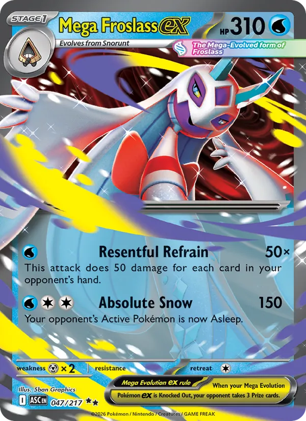 Mega Froslass ex — Ascended Heroes #047 (Pokémon TCG card)