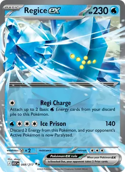 Regice ex (Ascended Heroes #048)