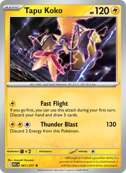 Tapu Koko (Ascended Heroes #067)