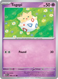 Togepi (Ascended Heroes #080)