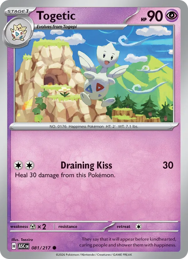 Togetic — Ascended Heroes #081 (Pokémon TCG card)