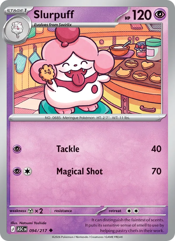 Slurpuff — Ascended Heroes #094 (Pokémon TCG card)