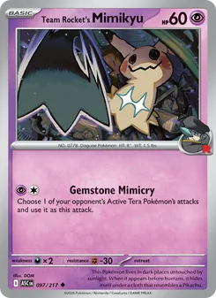 Team Rocket's Mimikyu (Ascended Heroes #097)