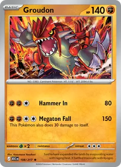 Groudon (Ascended Heroes #108)