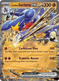 Cynthia's Garchomp ex (Ascended Heroes #111)