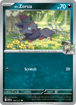 N's Zorua (Ascended Heroes #136)