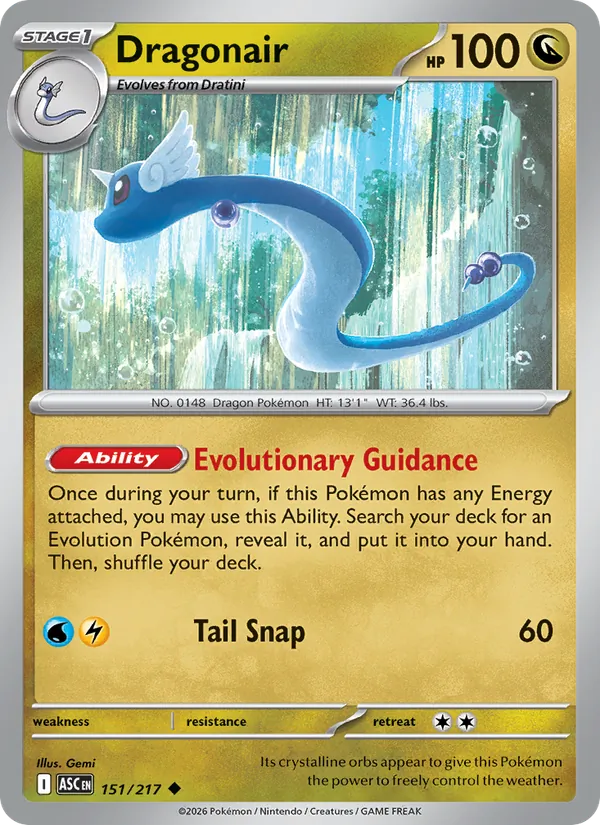 Dragonair — Ascended Heroes #151 (Pokémon TCG card)