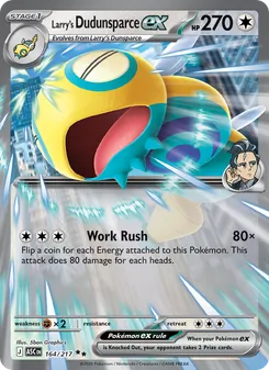 Larry's Dudunsparce ex (Ascended Heroes #164)