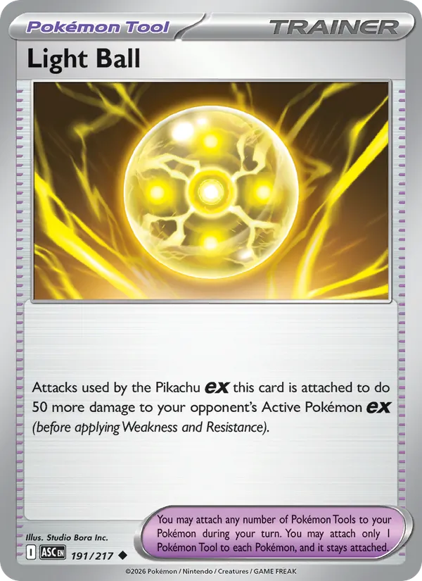 Light Ball — Ascended Heroes #191 (Pokémon TCG card)