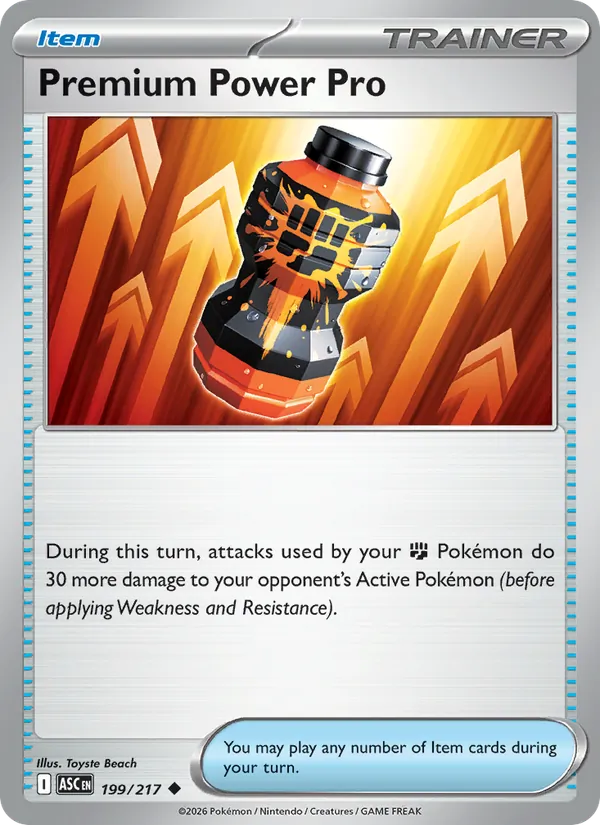 Premium Power Pro — Ascended Heroes #199 (Pokémon TCG card)