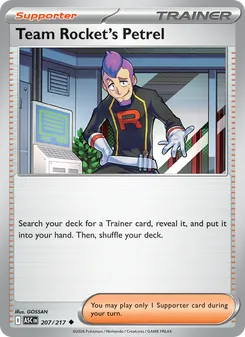 Team Rocket's Petrel (Ascended Heroes #207)